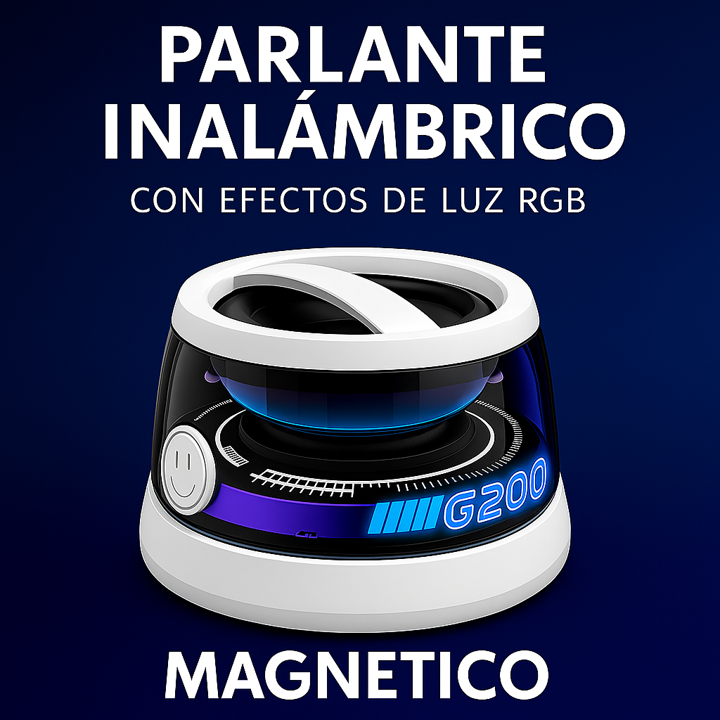 Mini Parlante Magnetico RGB Multifuncion