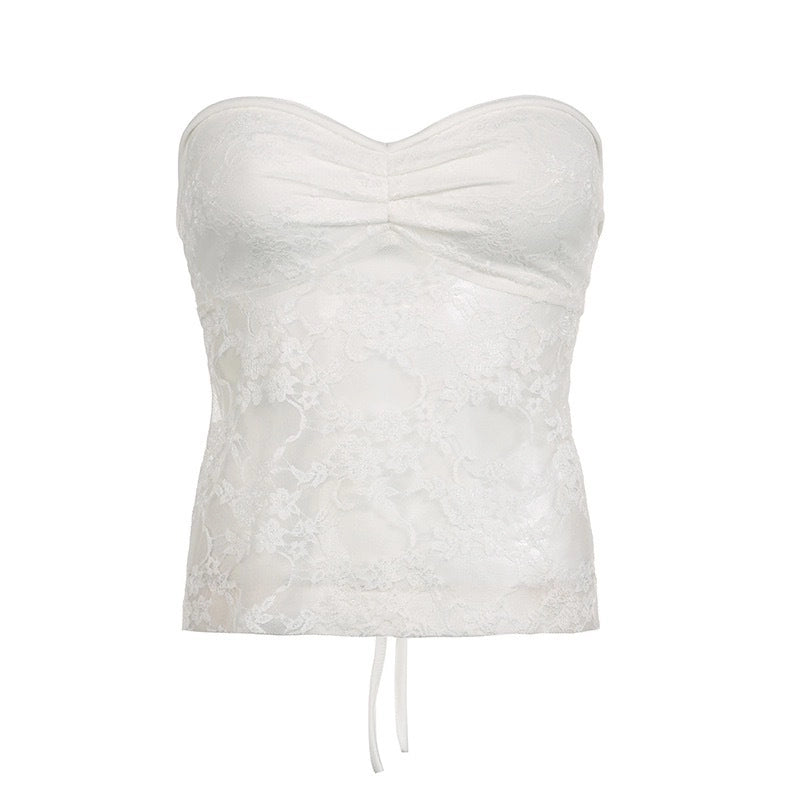 Top Strapless de Encaje – Ultra Fresco