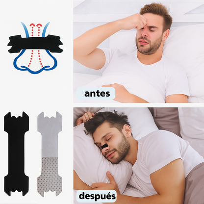 Tiras Nasales Antironquidos – Respira Mejor y Duerme Profundo