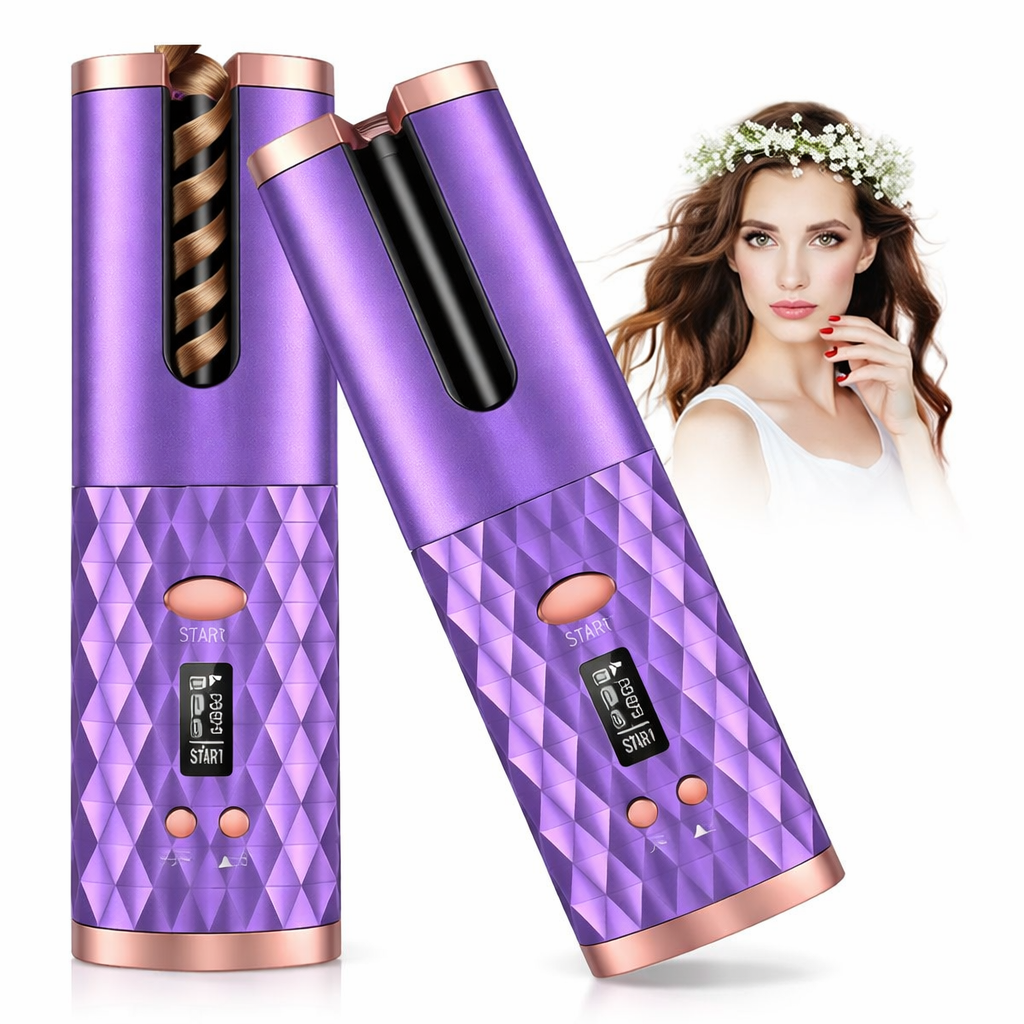 Rizador Automático Inalámbrico Profesional – Rizos Perfectos sin Esfuerzo