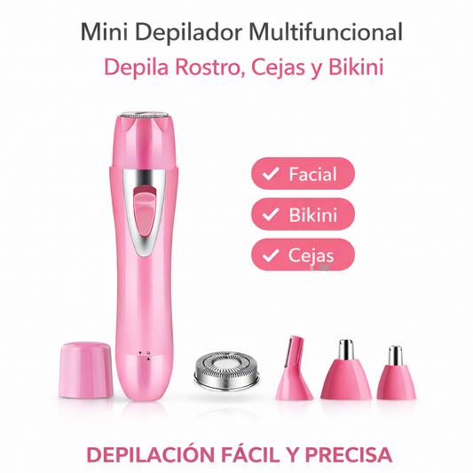 Afeitadora Multiuso 4 en 1 para Mujer – Precisa, Segura y Portátil
