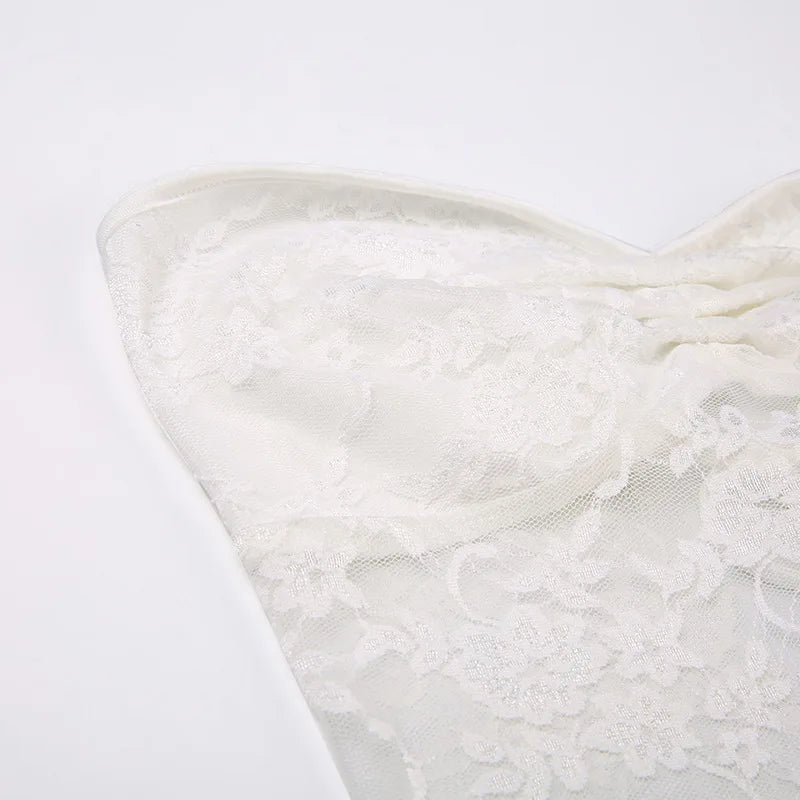 Top Strapless de Encaje – Ultra Fresco