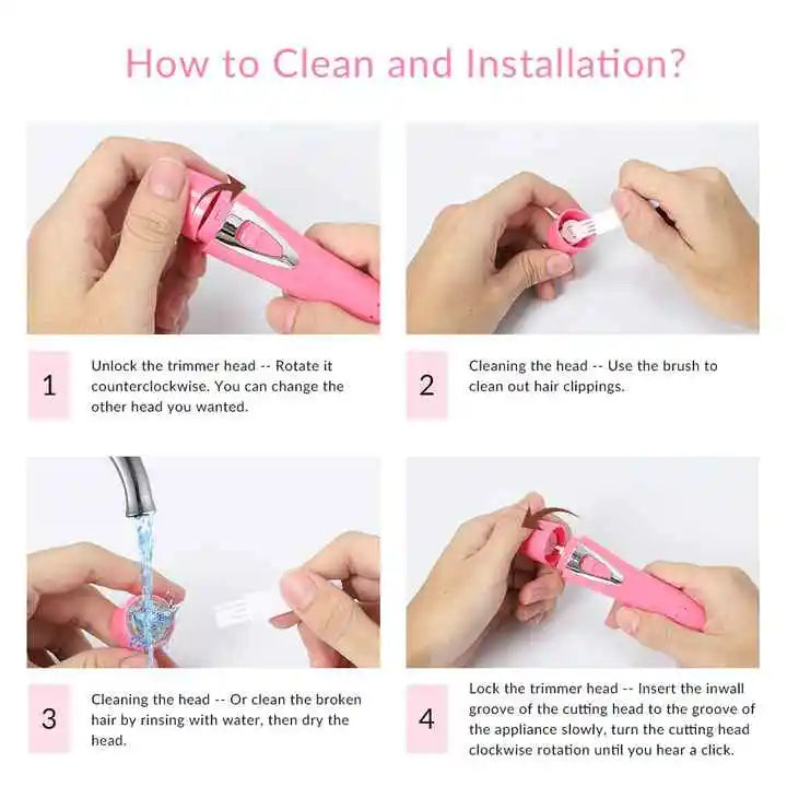 Afeitadora Multiuso 4 en 1 para Mujer – Precisa, Segura y Portátil