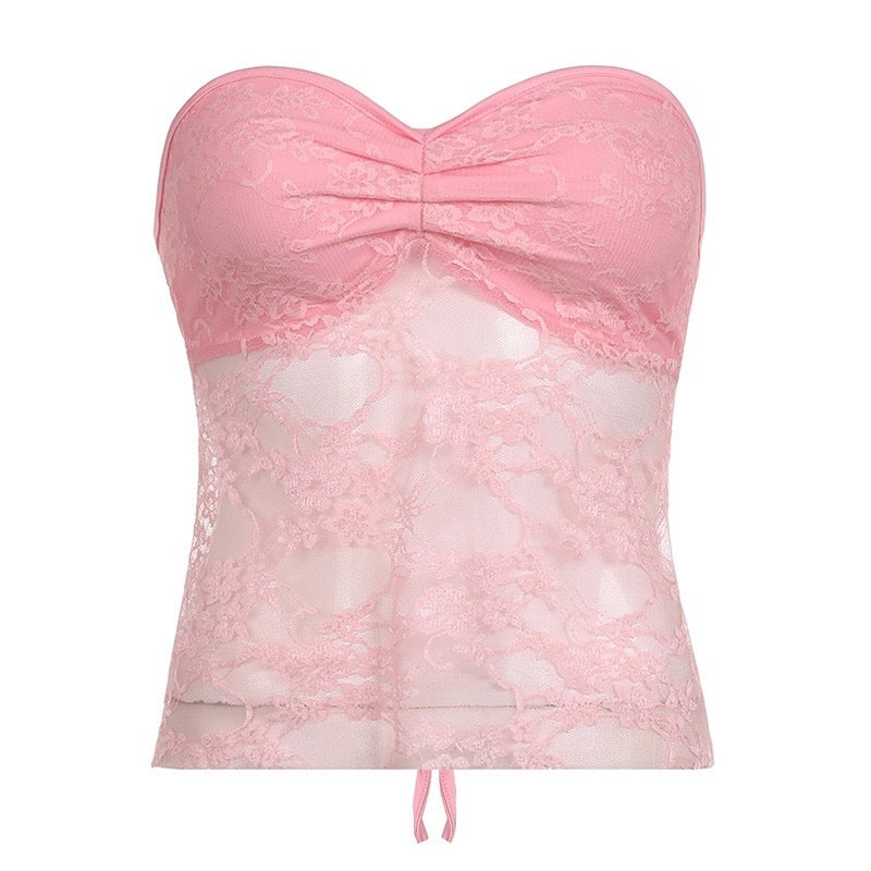 Top Strapless de Encaje – Ultra Fresco